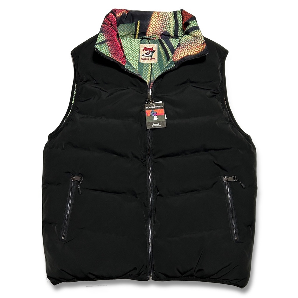Tango Hotel x Abstrk Reversible Sunrise Vest Men's Size Medium NWT